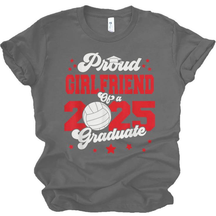 Girlfriend Of a 2025 Graduate Prom Graduation 25 VolleyBall Unisex Jersey T-Shirt
