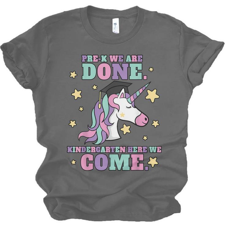 Girls Pre-K Graduation Magical Unicorn Unisex Jersey T-Shirt