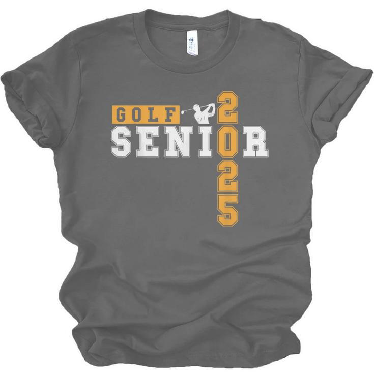 Golf Senior Night Golf Senior 2025 Graduation 15 Unisex Jersey T-Shirt