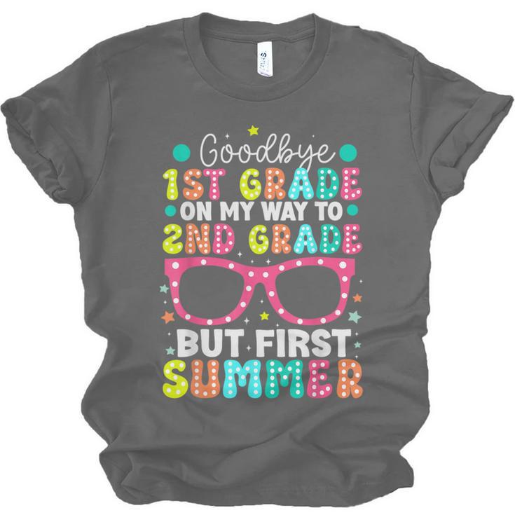 Goodbye 1st Grade Graduation To Second Grade First Summer Unisex Jersey T-Shirt