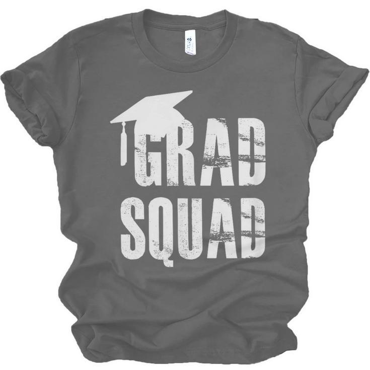 Grad Squad Graduate Graduation T-Shirt Graduation Idea Unisex Jersey T-Shirt