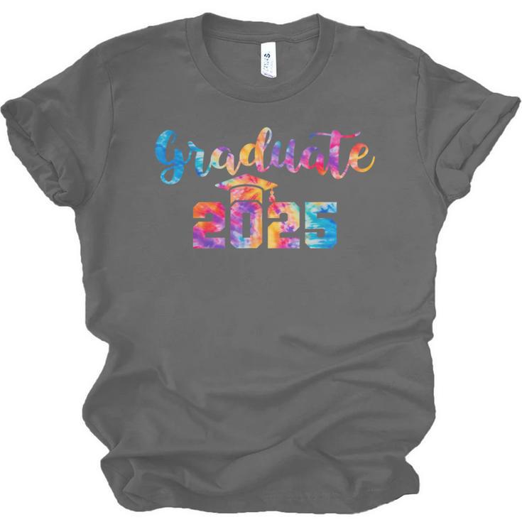 Graduate 2025 Tie Dye Graduation 2025 Class Of 2025 Senior Unisex Jersey T-Shirt