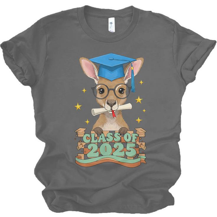 Graduate Kangaroo Class Of 2025 Kids Graduation Unisex Jersey T-Shirt