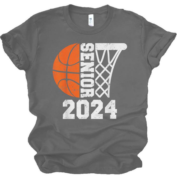 Graduate Senior Class Of 2024 Basketball Player Graduation Unisex Jersey T-Shirt