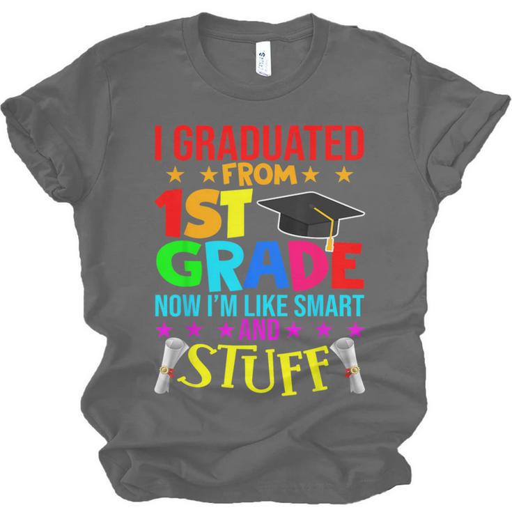 I Graduated From 1st Grade Graduation Matching Student Unisex Jersey T-Shirt