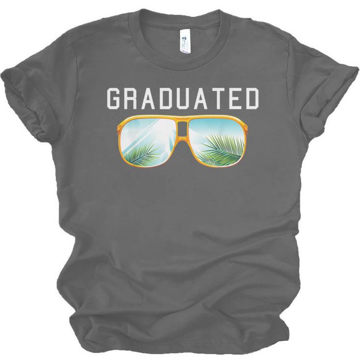 Graduated Graduation Tropical Sunglasses Unisex Jersey T-Shirt