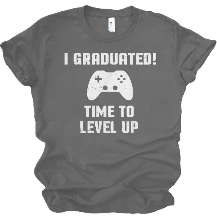 I Graduated Time To Level Up Graduation T-Shirt Unisex Jersey T-Shirt