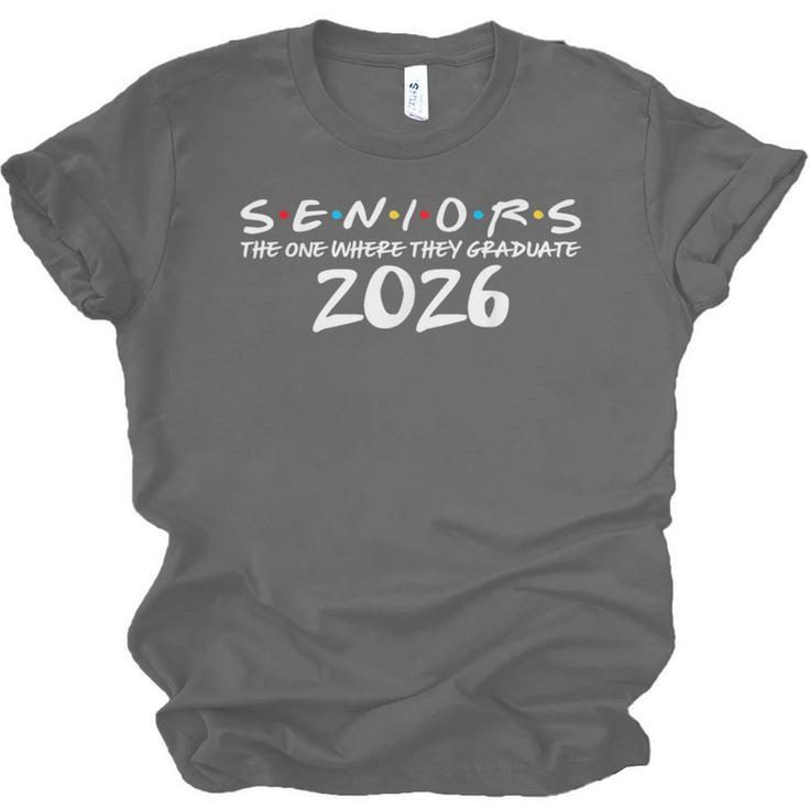 Graduation Announcements 2026 Retro Class Of 2026 Senior Unisex Jersey T-Shirt
