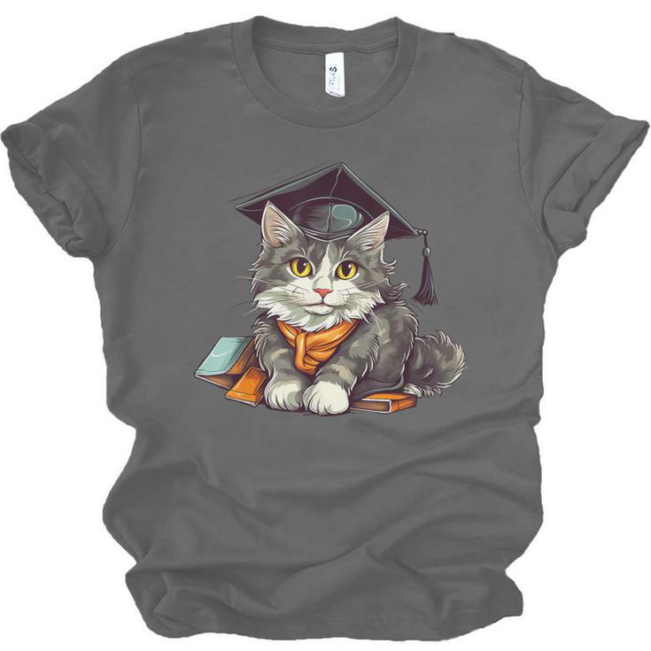 Graduation Cat Graduation Present For Graduate Grad Unisex Jersey T-Shirt Graduation Cat Graduation Present For Graduate Grad Unisex Jersey T-Shirt