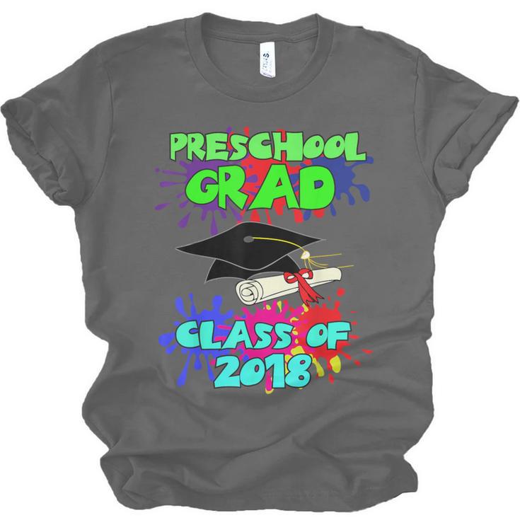 Graduation Class 2018 Cap Gown Shirt Preschool Graduate Unisex Jersey T-Shirt