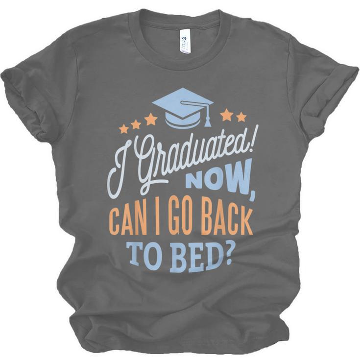 GRADUATION CLASS 2019 Now Back To Bed Senior Graduate Unisex Jersey T-Shirt