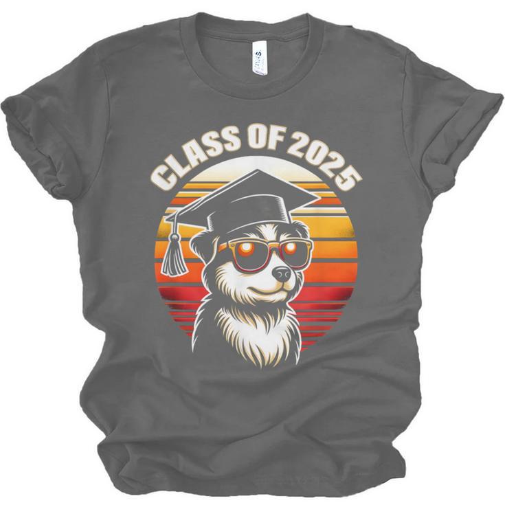 Graduation Day 2025 Graduate Class School Degree College Dog Unisex Jersey T-Shirt