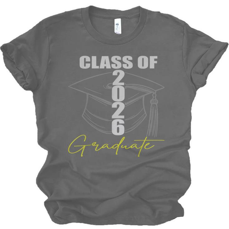 Graduation Decorations 2026 Class Of 2026 Graduate Unisex Jersey T-Shirt