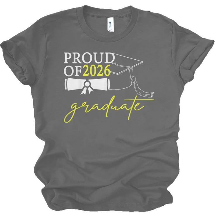 Graduation Decorations 2026 Proud Of 2026 Graduate Occaion Unisex Jersey T-Shirt
