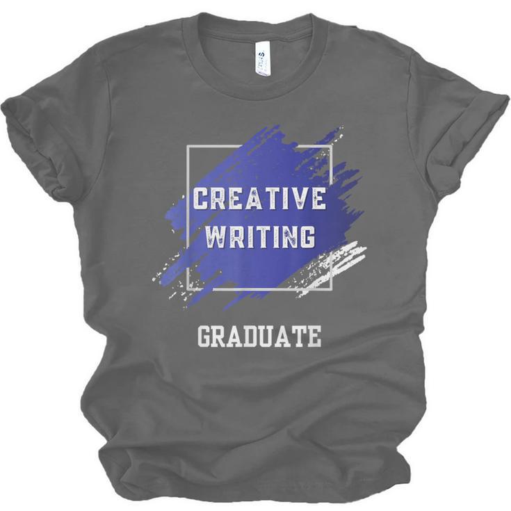 Graduation Graduated Creative Writing Degree University Unisex Jersey T-Shirt