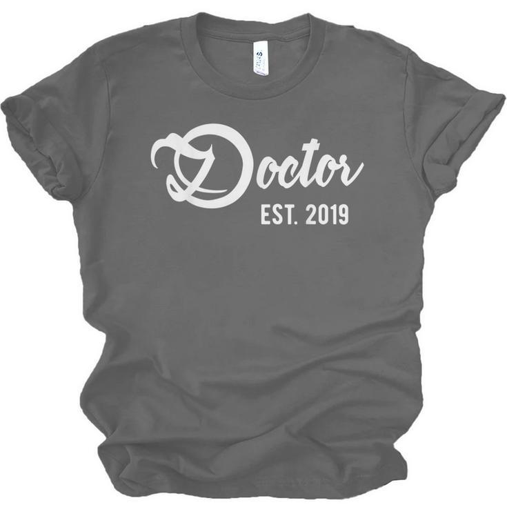 Graduation For New Doctors Est 2019 Unisex Jersey T-Shirt