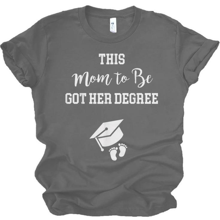 Graduation Pregnancy Announcement Shirt For Expectant Women Unisex Jersey T-Shirt