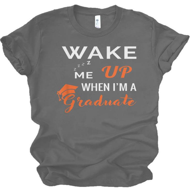 Graduation Shirt High School And College For Sleepy Graduate Unisex Jersey T-Shirt