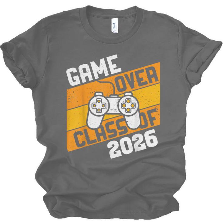 Graduation Video Gamer Game Over Class Of 2026 Senior Unisex Jersey T-Shirt