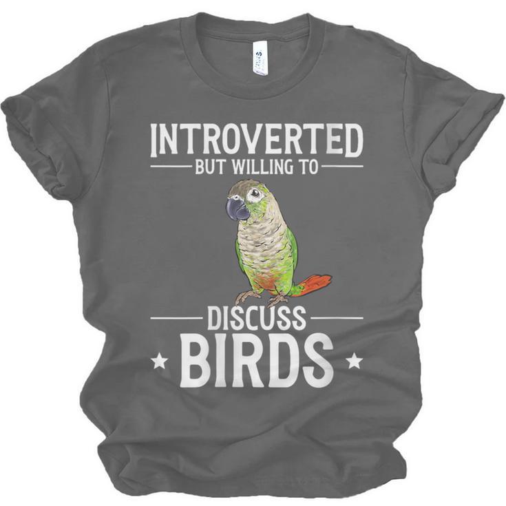 Green Cheek Conure Introvert Parrot Bird Conure Unisex Jersey T-Shirt Green Cheek Conure Introvert Parrot Bird Conure Unisex Jersey T-Shirt