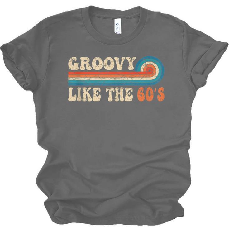 Groovy Like The 60s Aesthetic Nostalgia 1960's Retro Unisex Jersey T-Shirt Groovy Like The 60s Aesthetic Nostalgia 1960's Retro Unisex Jersey T-Shirt
