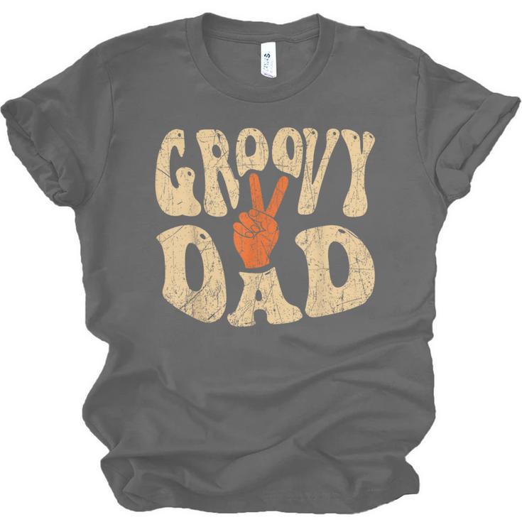 Groovy Dad 70s Aesthetic Nostalgia 1970's Retro Dad Unisex Jersey T-Shirt Groovy Dad 70s Aesthetic Nostalgia 1970's Retro Dad Unisex Jersey T-Shirt