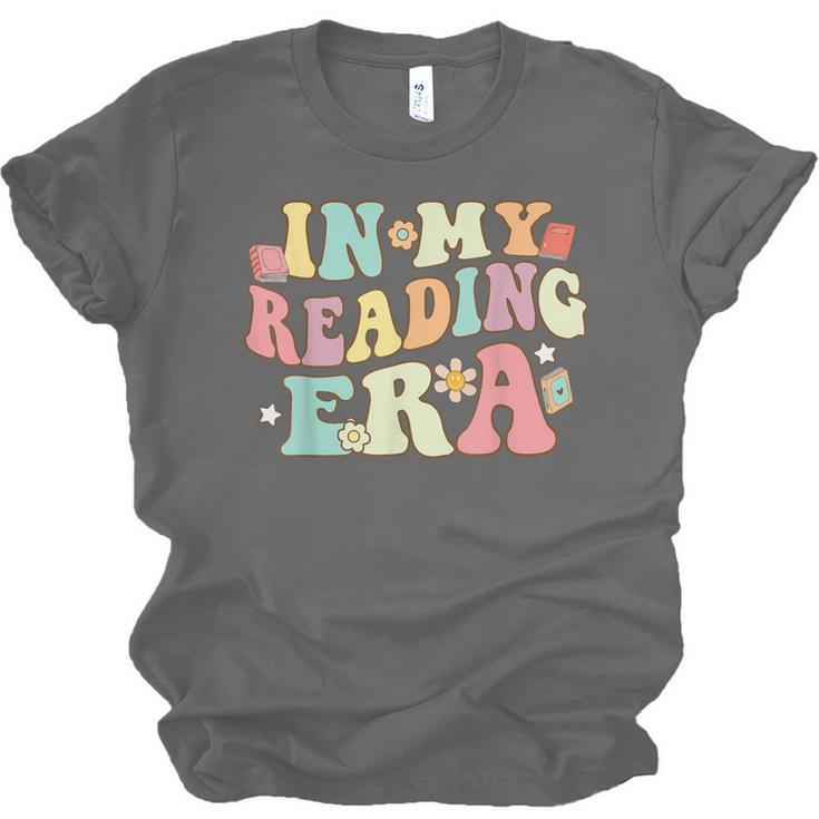 Groovy In My Reading Era Read Book Reader Reading Unisex Jersey T-Shirt