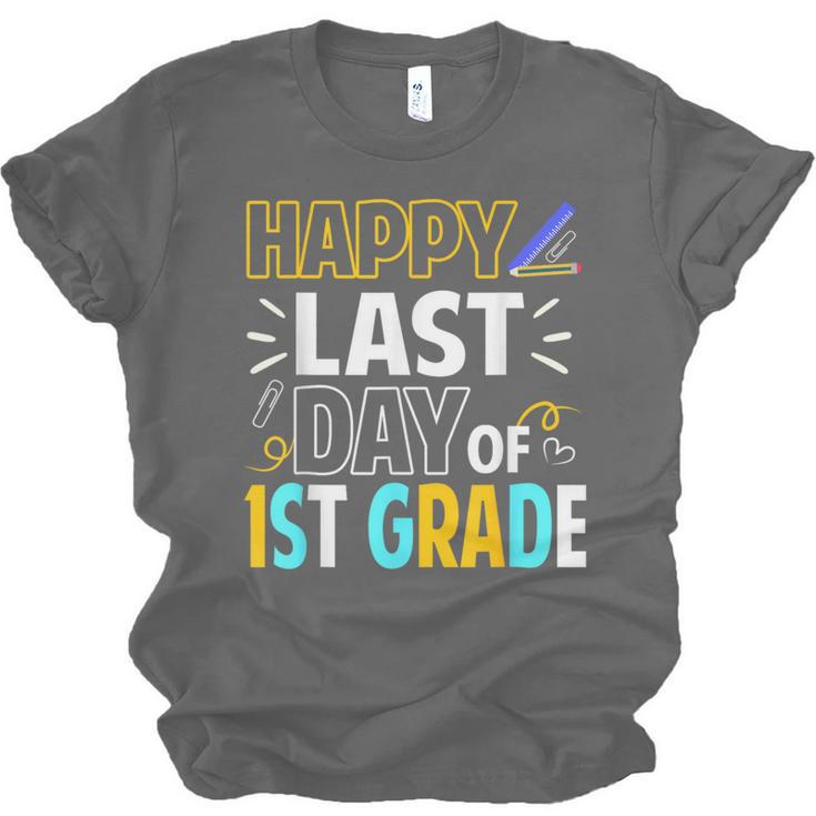 Happy Last Day Of 1st Grade Shirt Cutie Graduation Unisex Jersey T-Shirt