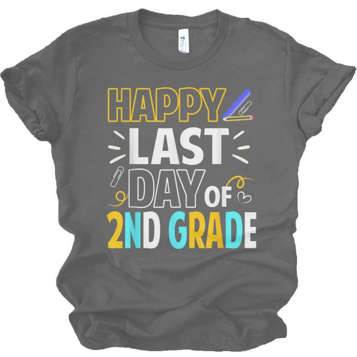 Happy Last Day Of 2nd Grade Shirt Cutie Graduation Unisex Jersey T-Shirt
