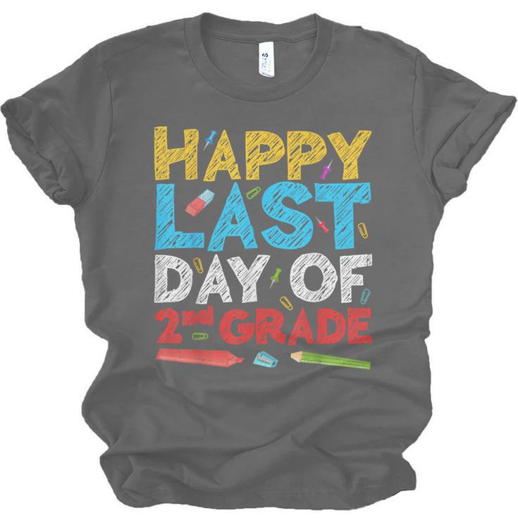 Happy Last Day Of 2nd Grade Shirt Second Grade Graduation Unisex Jersey T-Shirt