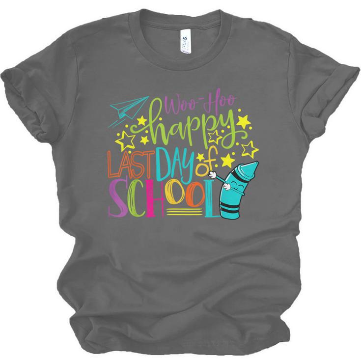 Happy Last Day Of School Student Teacher Graduation Unisex Jersey T-Shirt