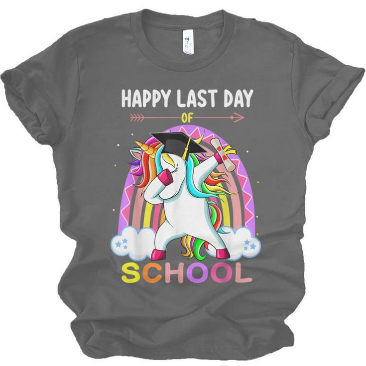 Happy Last Days Of School Graduation Class 2022 Unicorn Girl Unisex Jersey T-Shirt
