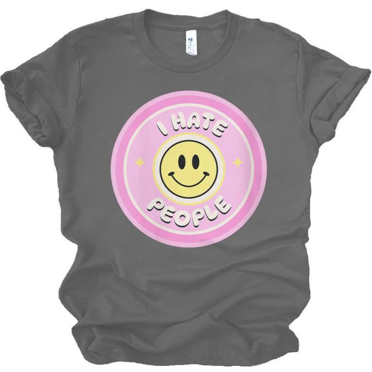 I Hate People Saying For Introverts Unisex Jersey T-Shirt