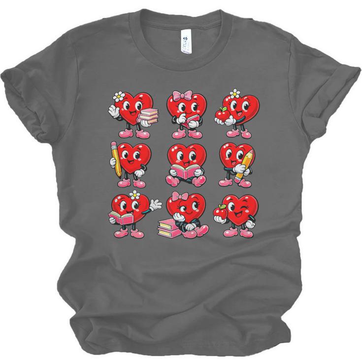Heart Reading Books Valentine’s Day Girl And Boy Book Lovers Unisex Jersey T-Shirt Heart Reading Books Valentine’s Day Girl And Boy Book Lovers Unisex Jersey T-Shirt