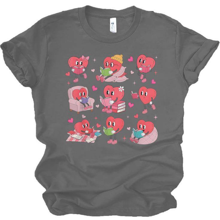 Hearts Reading Book Lovers All Booked For Valentine Unisex Jersey T-Shirt Hearts Reading Book Lovers All Booked For Valentine Unisex Jersey T-Shirt