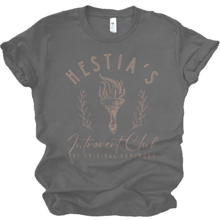 Hestia Introvert Club Greek Mythology Unisex Jersey T-Shirt