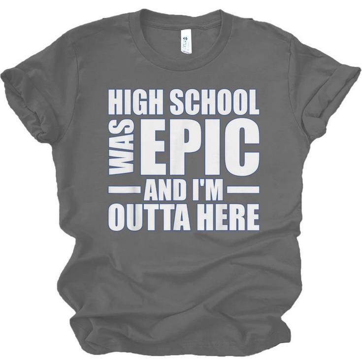 High School Graduate Graduation Party Meme Unisex Jersey T-Shirt