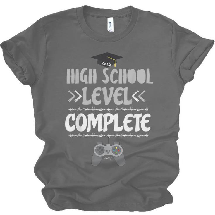 High School Graduation Shirt Video Gamer Graduation Unisex Jersey T-Shirt