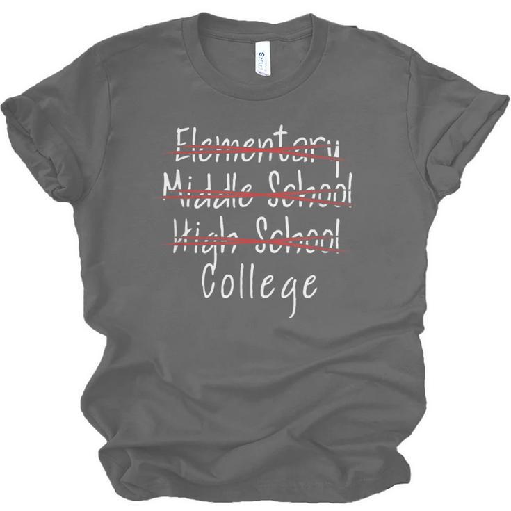 High School Graduation Shirts Graduate Grad Unisex Jersey T-Shirt