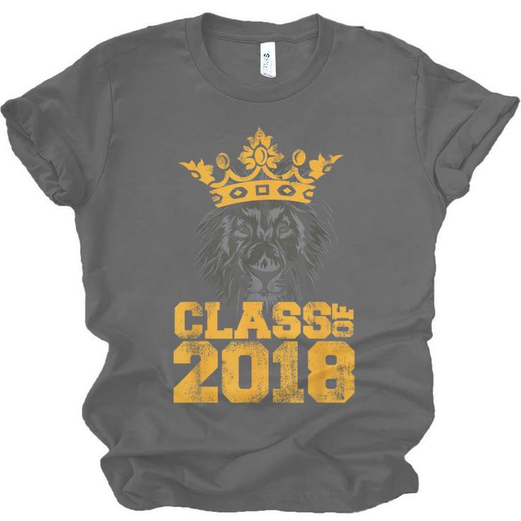 High School King Graduation Shirt Class Of 2018 Seniors Unisex Jersey T-Shirt