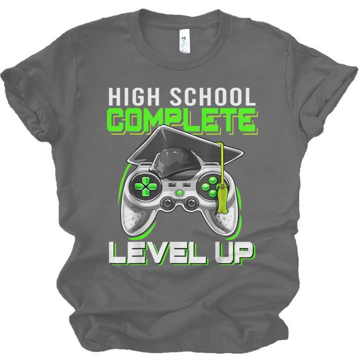 High School Level Complete Class Of 2024 Graduation Unisex Jersey T-Shirt