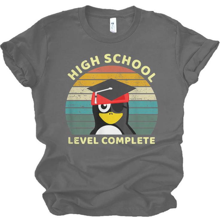 High School Level Complete Graduation Senior Students Unisex Jersey T-Shirt