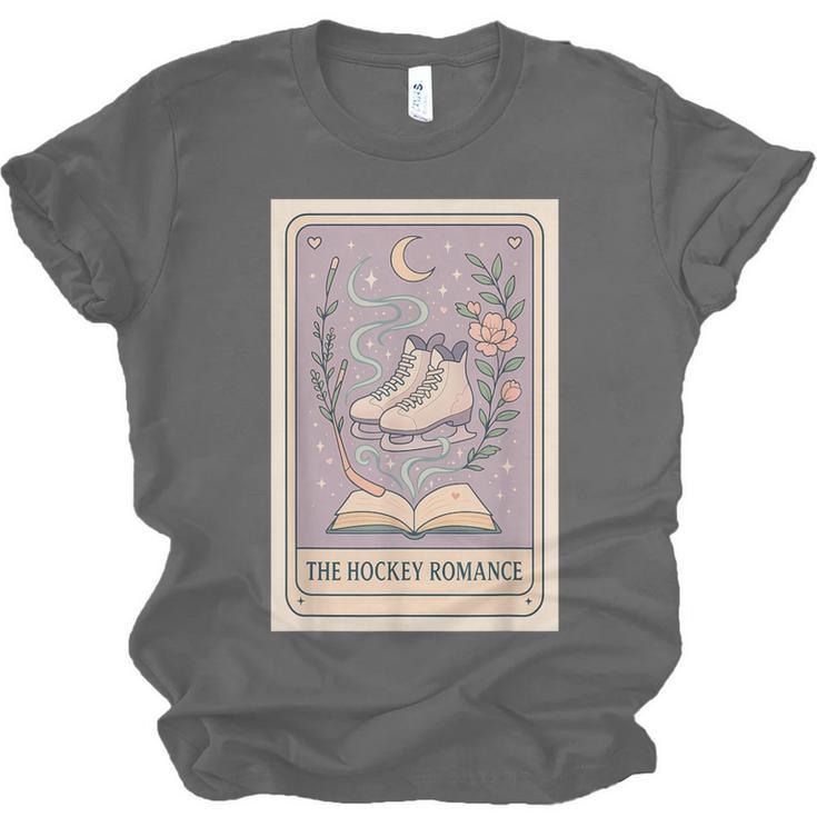 Hockey Romance Tarot Card Books Reader Cozy Reading Unisex Jersey T-Shirt