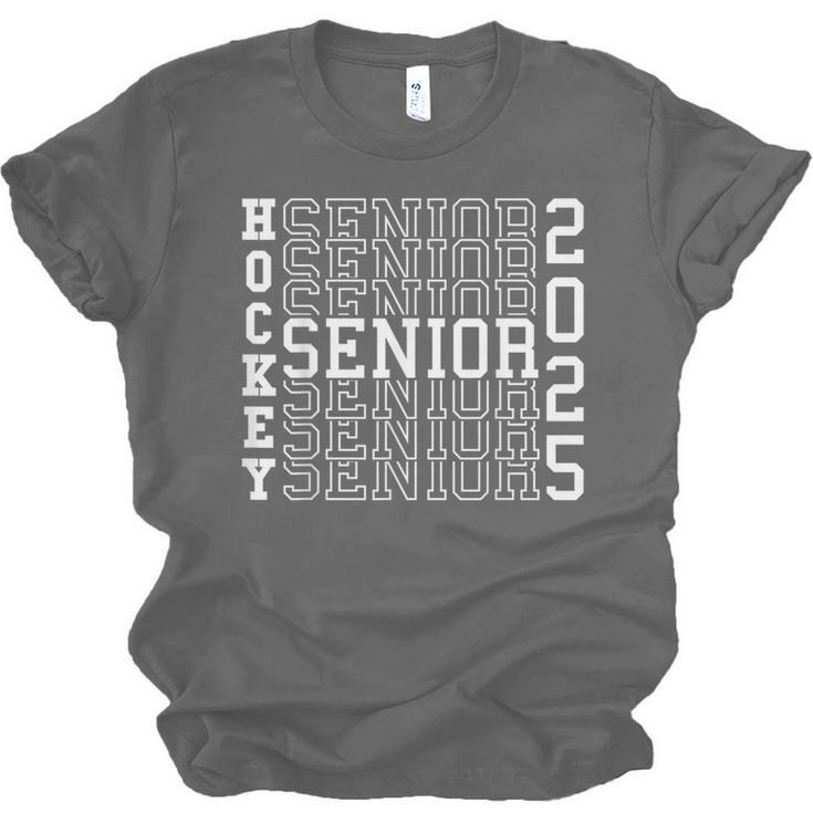 Hockey Senior Night Hockey Senior 2025 Graduation 38 Unisex Jersey T-Shirt