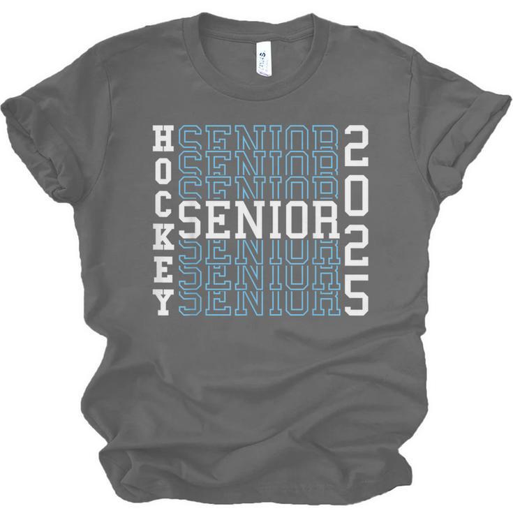 Hockey Senior Night Hockey Senior 2025 Graduation 50 Unisex Jersey T-Shirt
