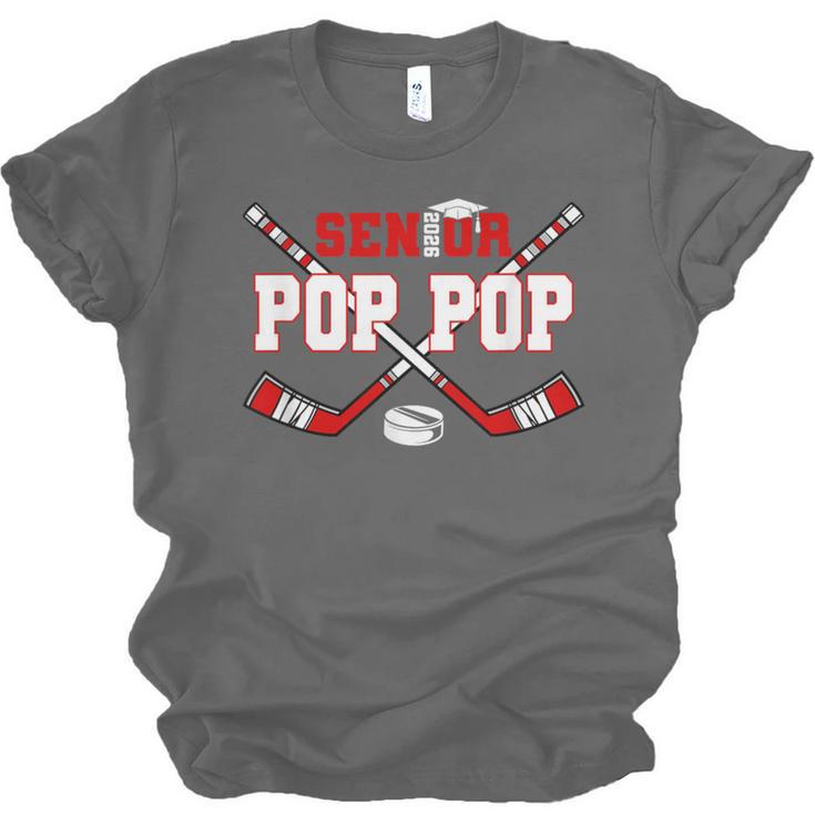 Hockey Senior Pop Pop Graduation Class Of 2026 Kids Unisex Jersey T-Shirt