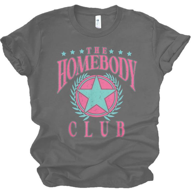 The Homebody Club Antisocial Retro Introvert Unisex Jersey T-Shirt The Homebody Club Antisocial Retro Introvert Unisex Jersey T-Shirt