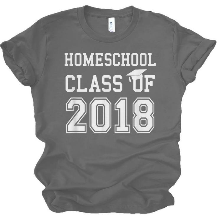 Homeschool Graduation Shirt Class Of 2018Shirt Unisex Jersey T-Shirt