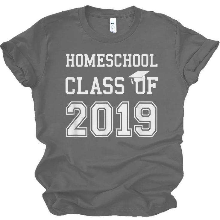 Homeschool Graduation Shirt Class Of 2019Shirt Unisex Jersey T-Shirt