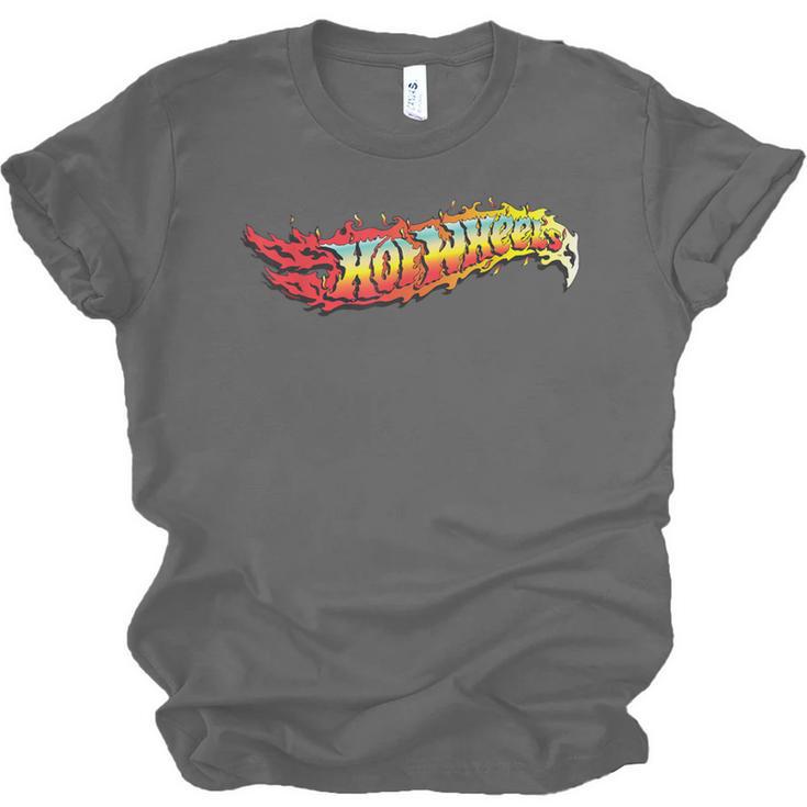 Hot Wheels Comic Book Fire Logo Unisex Jersey T-Shirt
